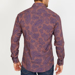 Tessinari Long-Sleeve Button-Up Shirt // Copper (M)