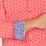 Gordon Long-Sleeve Button-Up Shirt // Red (M)