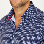 Jasper Long-Sleeve Button-Up Shirt // Blue (S)