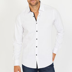 Wenman Long-Sleeve Button-Up Shirt // White (M)