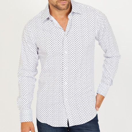Jorn Long-Sleeve Button-Up Shirt // White (2XL)