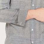 Max Long-Sleeve Button-Up Shirt // Grey (M)