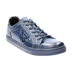 Monochrome Lace-Up Sneaker // Dark Blue (Euro: 42)