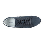 Nubuck Lace-Up Sneaker // Dark Blue (Euro: 43)