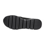 Woven Toe Mixed Texture Sneaker // Black (Euro: 44)