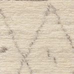 Hand-Knotted Wool Area Rug // PLW-01 // Ivory (8'6"L x 5'6"W)