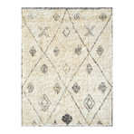 Hand-Knotted Wool Area Rug // PD // Ivory (9'11"L x 8'0"W)