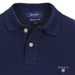 Gant Short Sleeve Polo // Navy (XL)