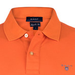 Gant Short Sleeve Polo // Orange (L)