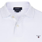 Gant Short Sleeve Polo // White (2XL)