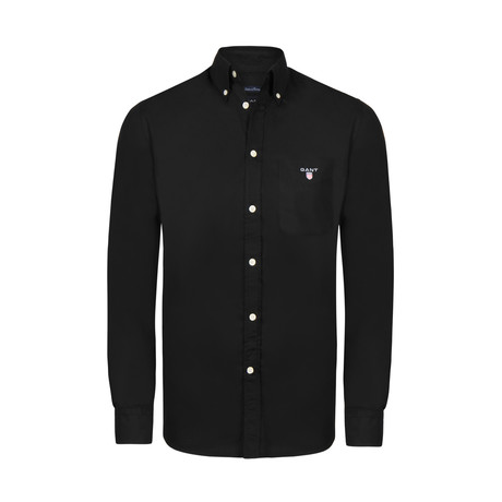 Gant Button-Up Shirt // Black (S)