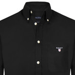 Gant Button-Up Shirt // Black (XL)