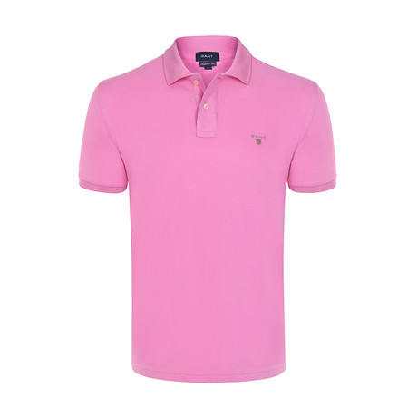 Gant Short Sleeve Polo // Pink (S)