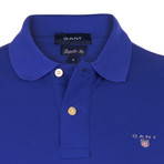 Gant Short Sleeve Polo // Royal Blue (XL)