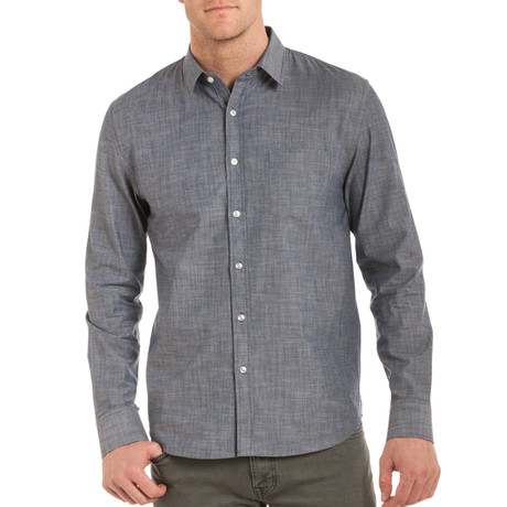 Dylan Chambray Button Down // Blue (S)