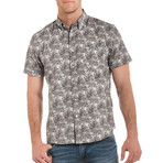 Dylan Short Sleeve Button Down // Gray Pattern (S)