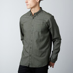 Roland Chambray Shirt // Olive (S)