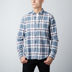 Conrad Flannel Shirt // Navy (S)