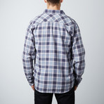 Terrance Washed Flannel Shirt // Navy (S)