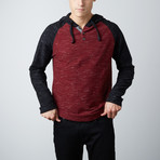 Hassan Henley Thermal // Ruby Wine (S)