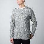 Keegan French Terry Pullover // White + Black (M)