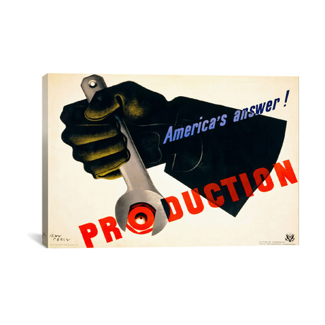 Production, America?s Answer! // Print Collection (26"W x 18"H x 0.75"D)