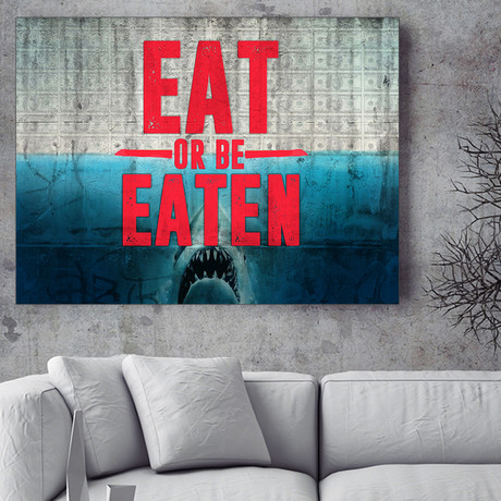 Eat or Be Eaten (12"L x 18"W)