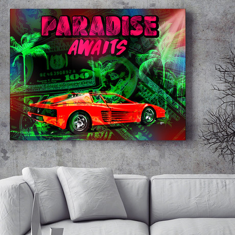 Paradise Awaits (12"L x 18"W)
