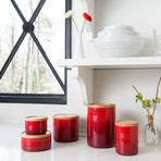 Canister with Wood Lid // 12 oz (Marseille)