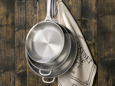 Le Creuset Professional Stainless Steel Cookware Fry Pan (8")