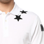 Givenchy Stars and 74 Details Polo // White (S)