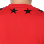 Stars and 74 Details Tee // Red (XL)