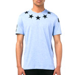 Stars and 74 Details Tee // Light Blue (M)