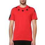 Stars and 74 Details Tee // Red (XL)