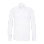 Givenchy Stars Embroidered Slim-Fit Button-Down Shirt // White (S)