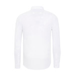 Givenchy Stars Embroidered Slim-Fit Button-Down Shirt // White (S)