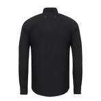 Givenchy Stars Embroidered Slim-Fit Button-Down Shirt // Black (S)