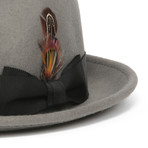 Alphonse Grosgrain Hat // Grey (L)