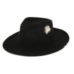 George Torn Hat // Black (S)
