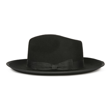 Henri Grosgrain Hat // Black (S)