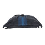 Woven Backpack // Blue