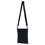 Woven Cross Body Tote // 10" // Navy