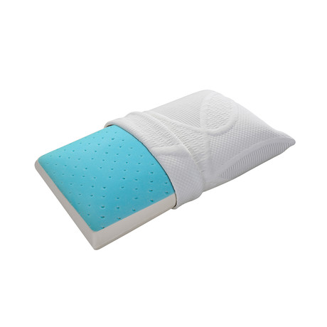 Reversible Hypoallergenic Comfort Memory Foam Pillow // Queen