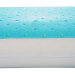 Reversible Hypoallergenic Comfort Memory Foam Pillow // Queen