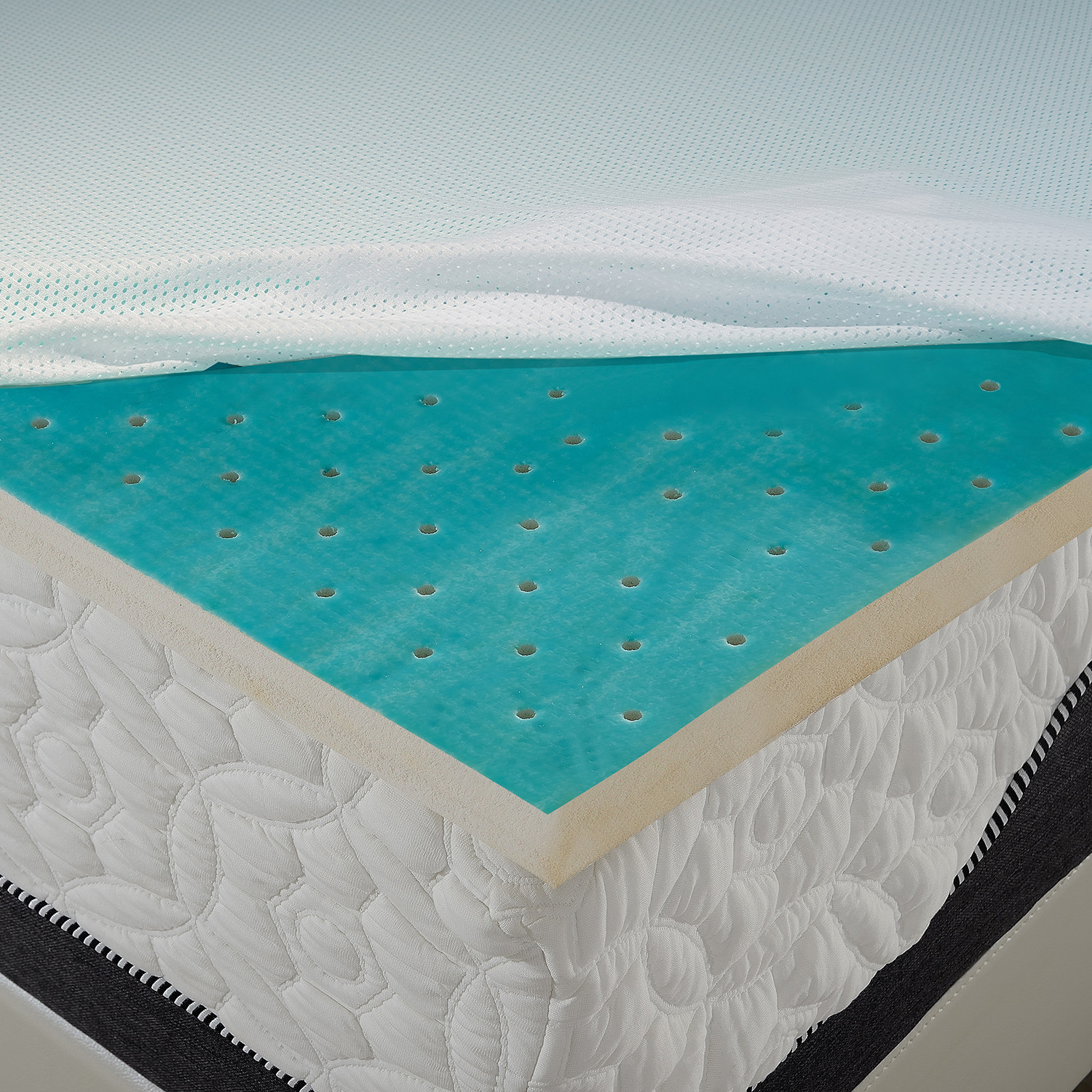 Hybrid Natural Response Latex Foam Topper // 2" (King) AC Pacific