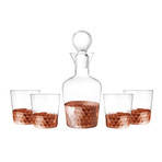 Daphne 5 Piece Decanter Set // Copper