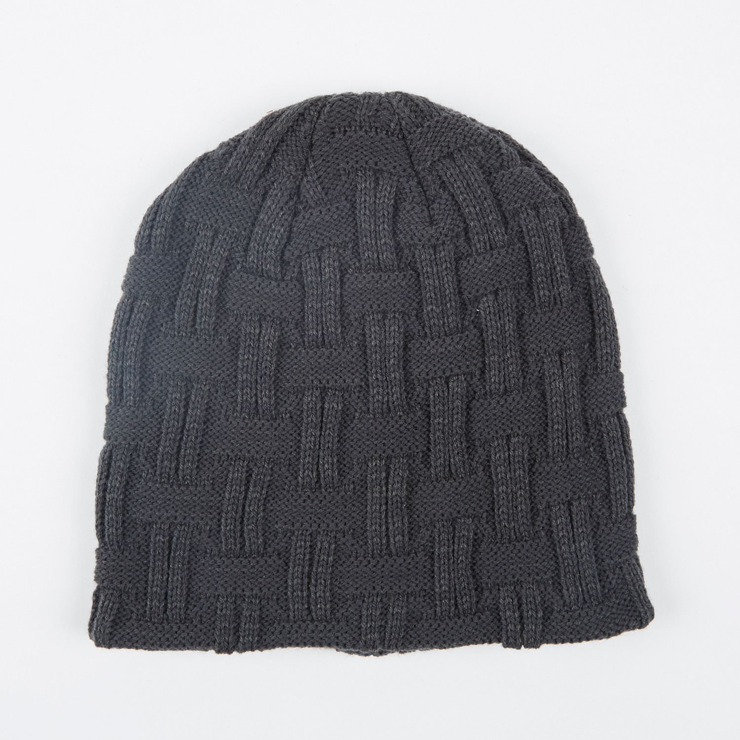Basket Weave Beanie // Charcoal - FITS - Touch of Modern