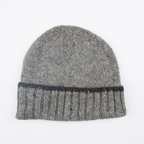 Speckle Beanie // Charcoal + Black
