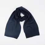 Knit Oblong Scarf // Navy
