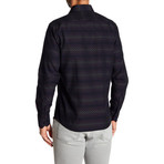 Gradient Long-Sleeve Button-Up Shirt // Purple (XL)